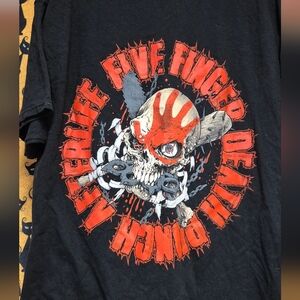 Five Finger Death Punch 2022 Tour Black Graphic T-Shirt